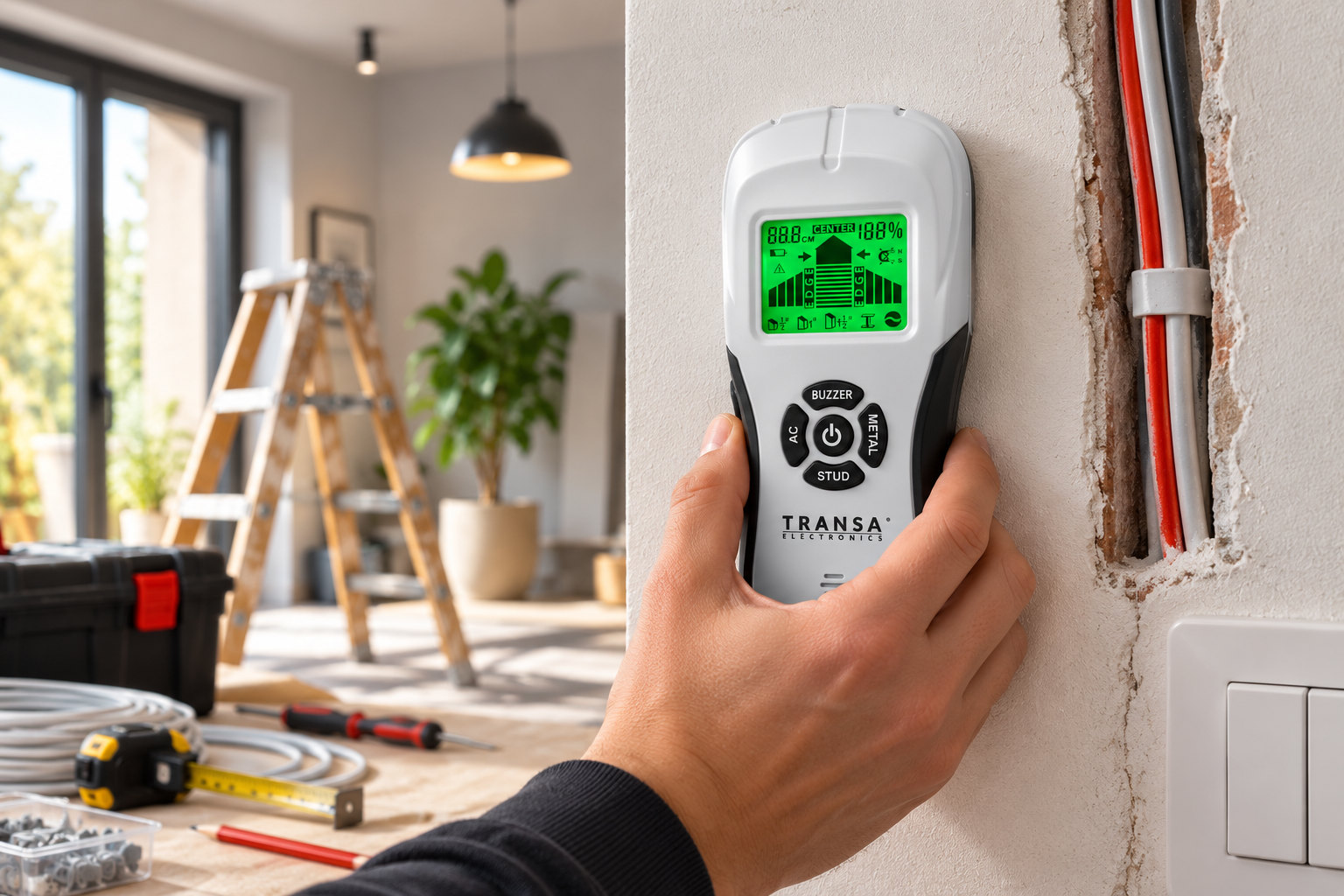 Wykrywanie metalu do 80 mm MeasureMe Scan Transa Electronics